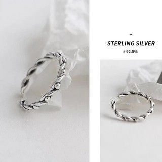 NHẪN STERLING SILVER THÁI (BẠC ĐEN THÁI)