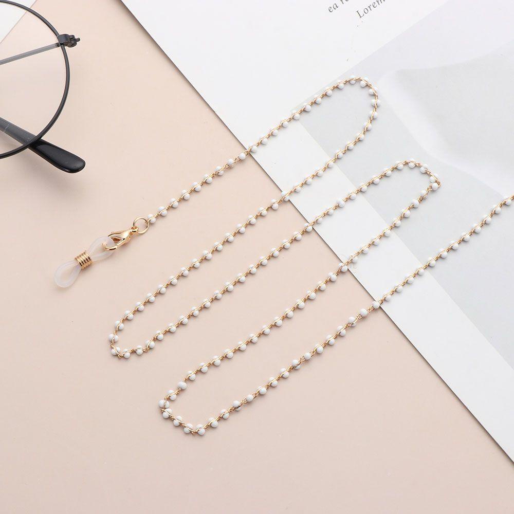 Giá Đỡ Mắt Kính Đọc Sách Chống Thất Lạc Chuỗi Hạt Kim Loại Dành Cho Trẻ Em