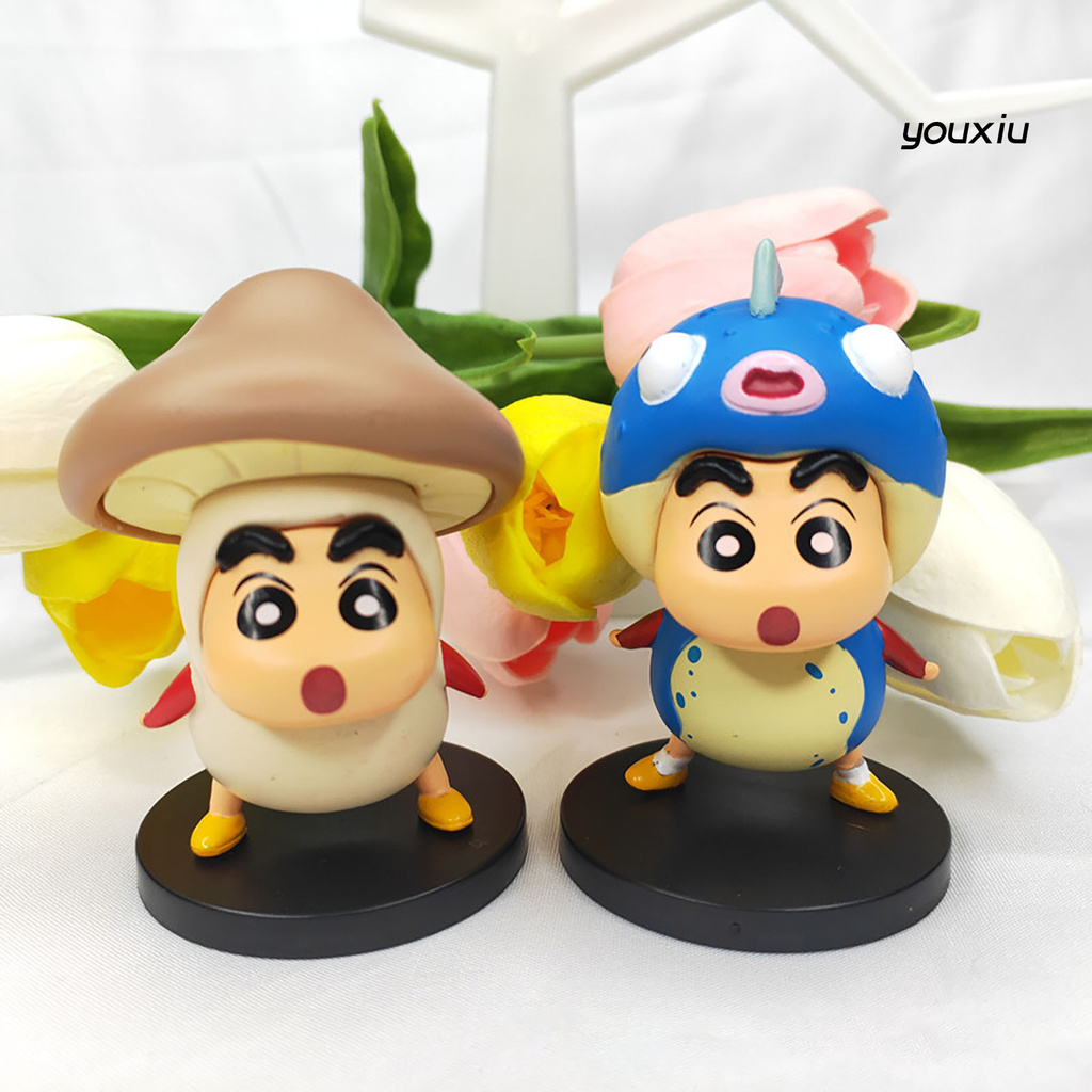 Set 6 Mô Hình Búp Bê Shin-chan Nhiều Màu Sắc Dùng Làm Quà Tặng