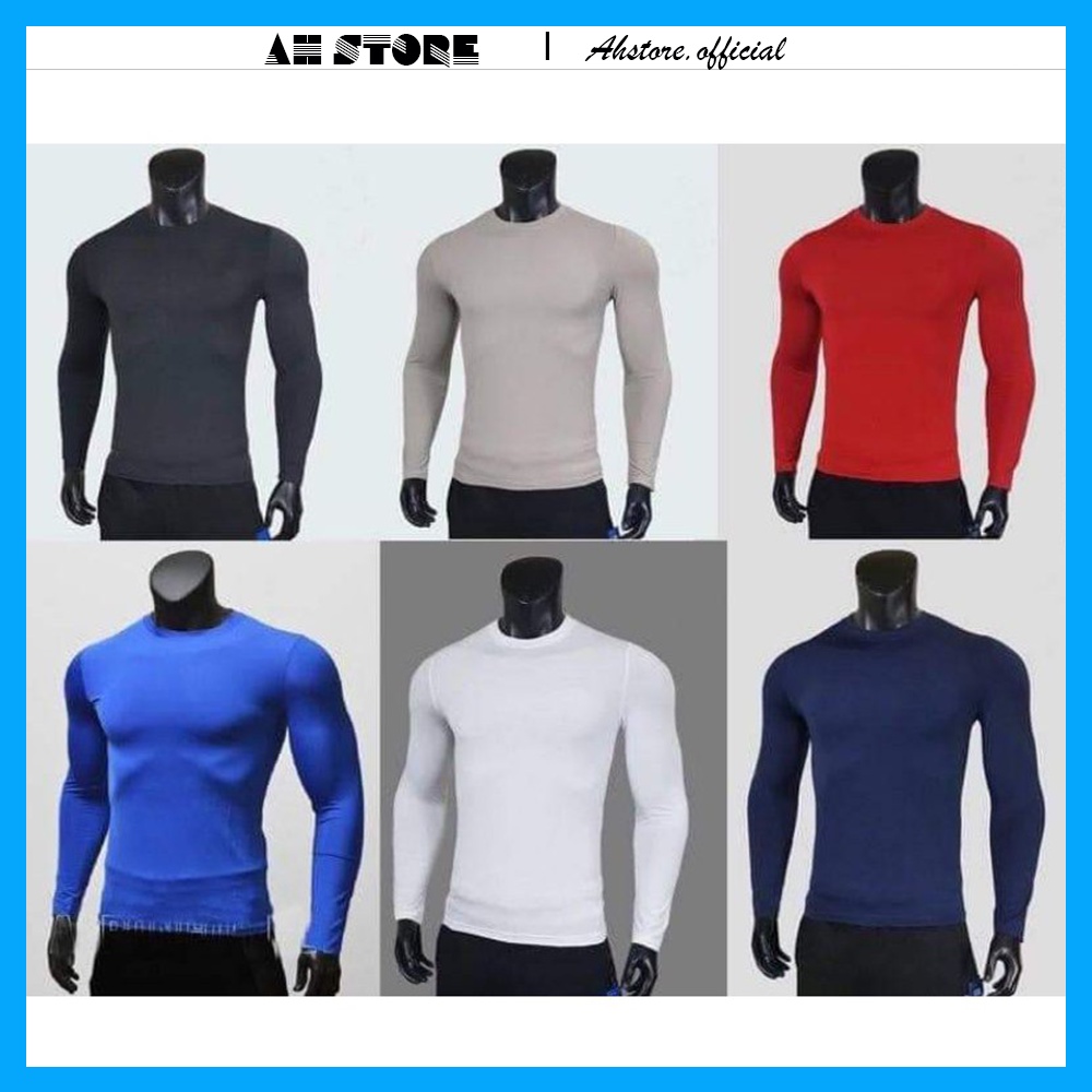 Áo Thun Nam Dài Tay, Áo Giữ Nhiệt Nam Co Giãn 4 Chiều - AH STORE
