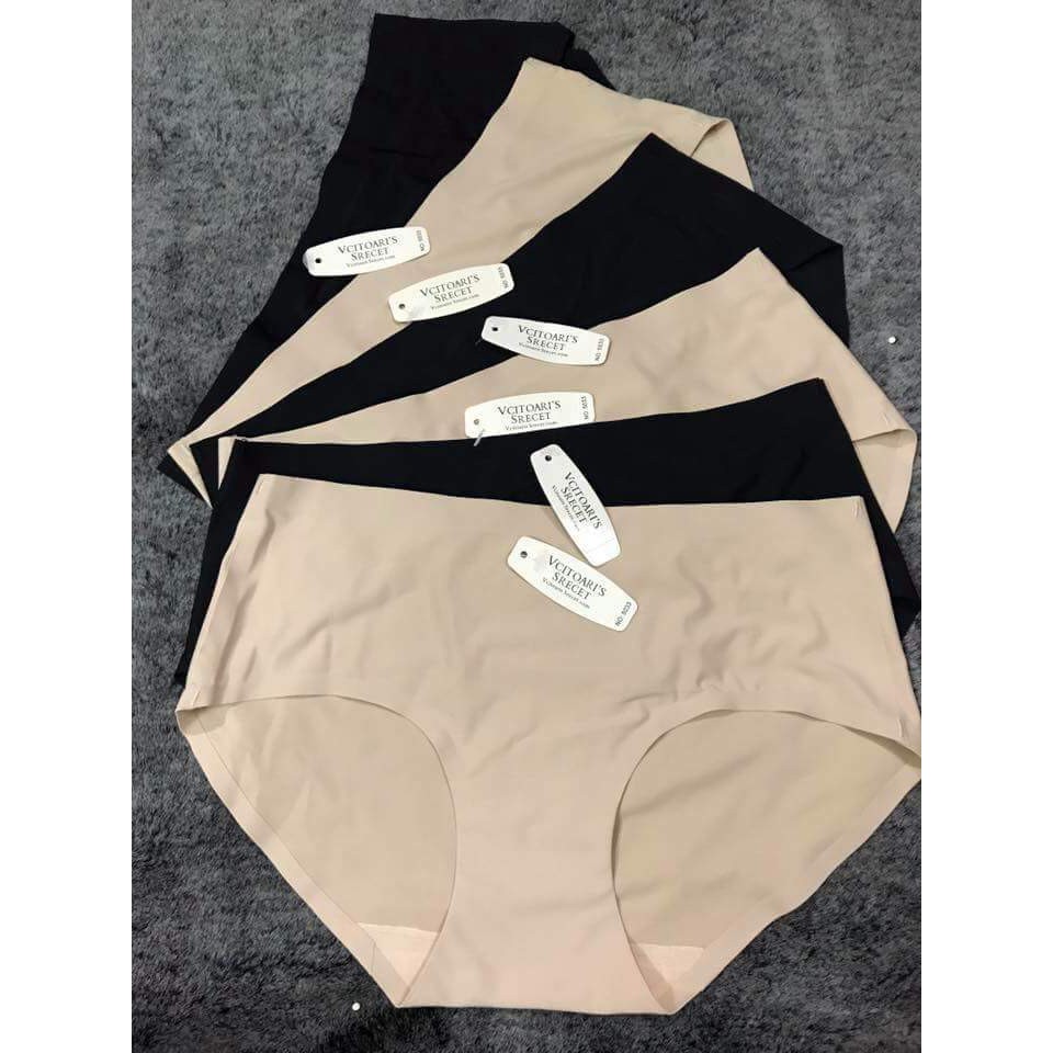 Quần lót đúc su trơn màu da, màu đen