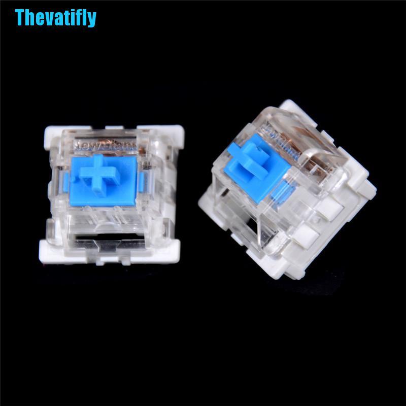 Set 10 Công Tắc Bàn Phím Cơ Màu Xanh Dương Cho Cherry Mx