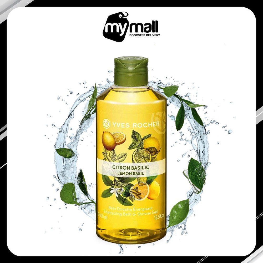 Gel Tắm Yves Rocher Lemon Basil Energizing Bath & Shower Gel 400ml