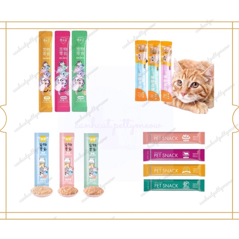 COMBO 50 THANH SÚP THƯỞNG SHIZUKA, PETSNACK, PETFOOD 15gram