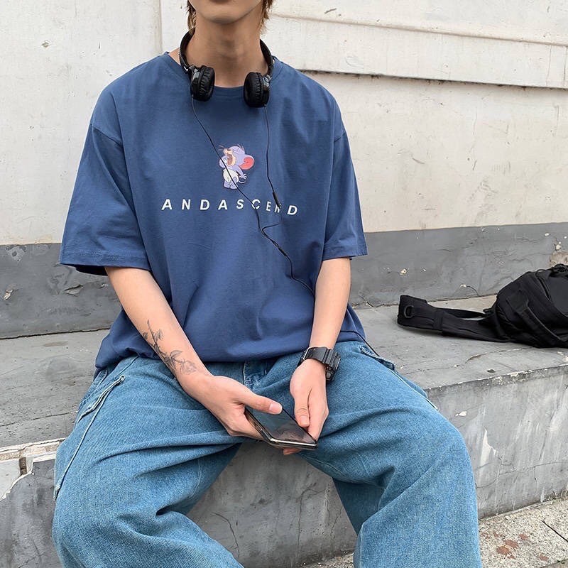 Áo phong unisex hình chú chuột Jerry siểu dễ thương