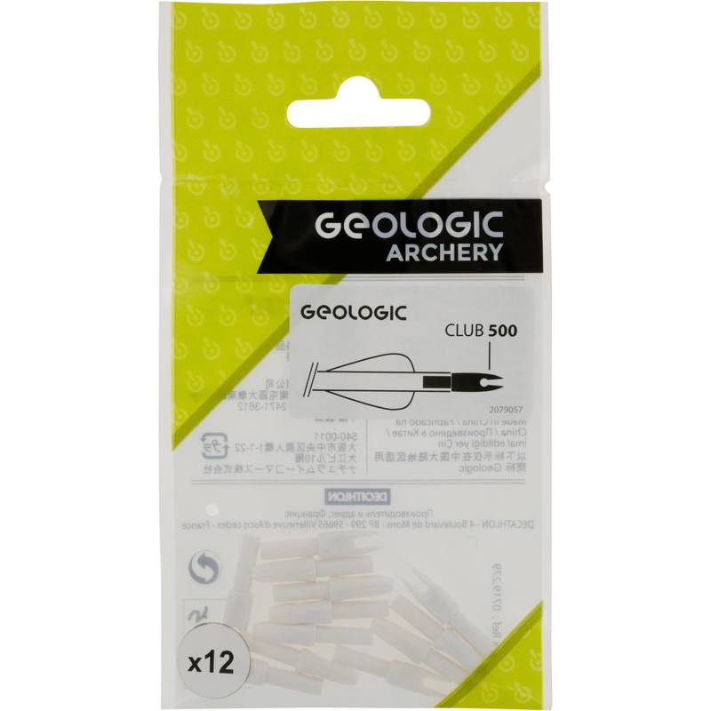 Khấc tên bắn cung Decathlon GEOLOGIC club 500 - Trắng