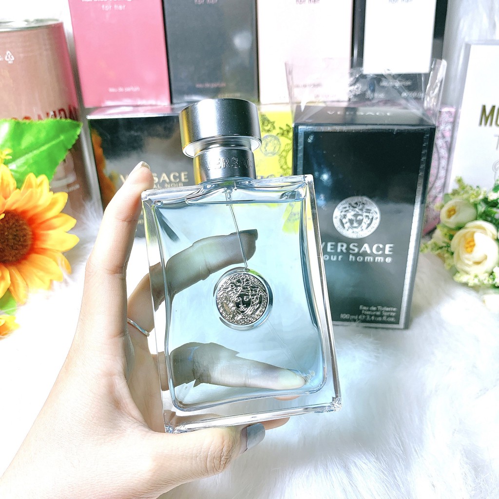 [𝗖𝗛𝗜́𝗡𝗛 𝗛𝗔̃𝗡𝗚] Nước hoa Versace Eros 100ml, Versace Pour Homme, Nước Hoa Nam Chính Hãng