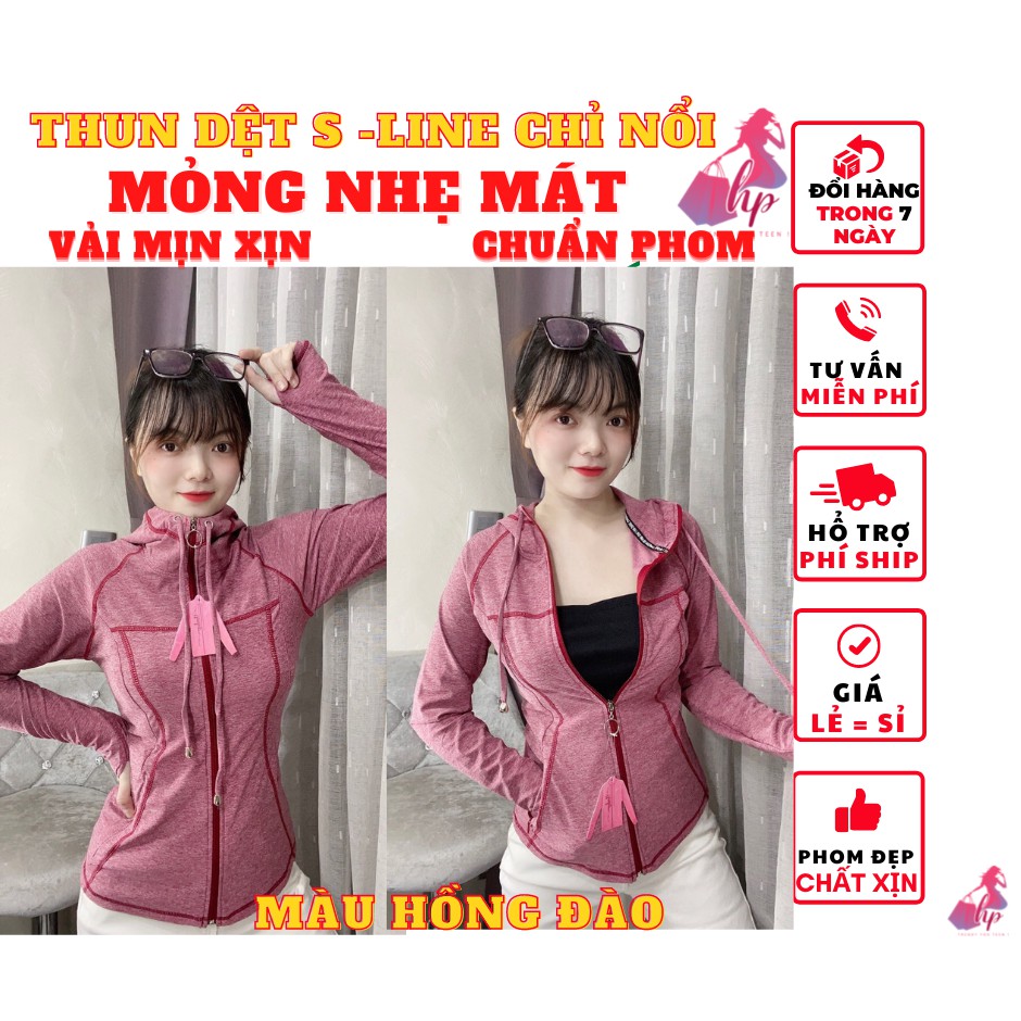 áo khoác thun nữ ôm body form dài vải thun dệt lạnh mỏng nhẹ mịn mát cao cấp mẫu đẹp - NEW