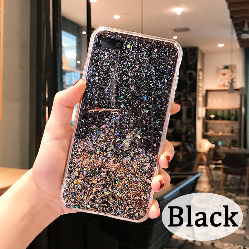 Ốp lưng mềm đính kim tuyến cho OPPO Reno 5 A3S A5S A5 A7 A37 A59 A57 A83 A39 A79 F5 F9 | BigBuy360 - bigbuy360.vn