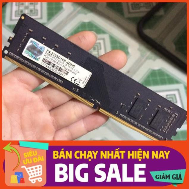 Ram GSKill DDR4 4GB bus 2133MHz + TẶNG TÍP KEO TẢN NHIỆT CHO CPU