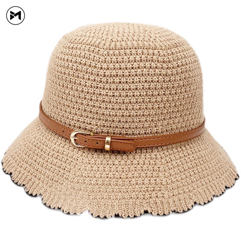 Nón Tai Bèo Chống Nắng Có Dây Đai Thắt Đơn Giản Có Thể Gập Gọn Phong Cách Nhật Bản Cho Nữ