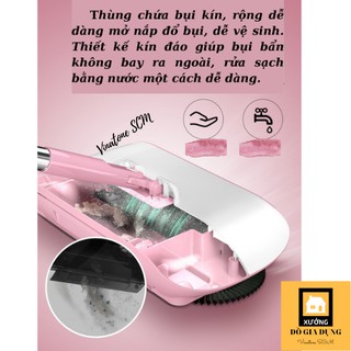 Chổi Hút Bụi Chổi Quét Nhà Thông Minh tự động hút bụi không cần điện tiện lợi dễ sử dụng hàng loại 1 cao cấp