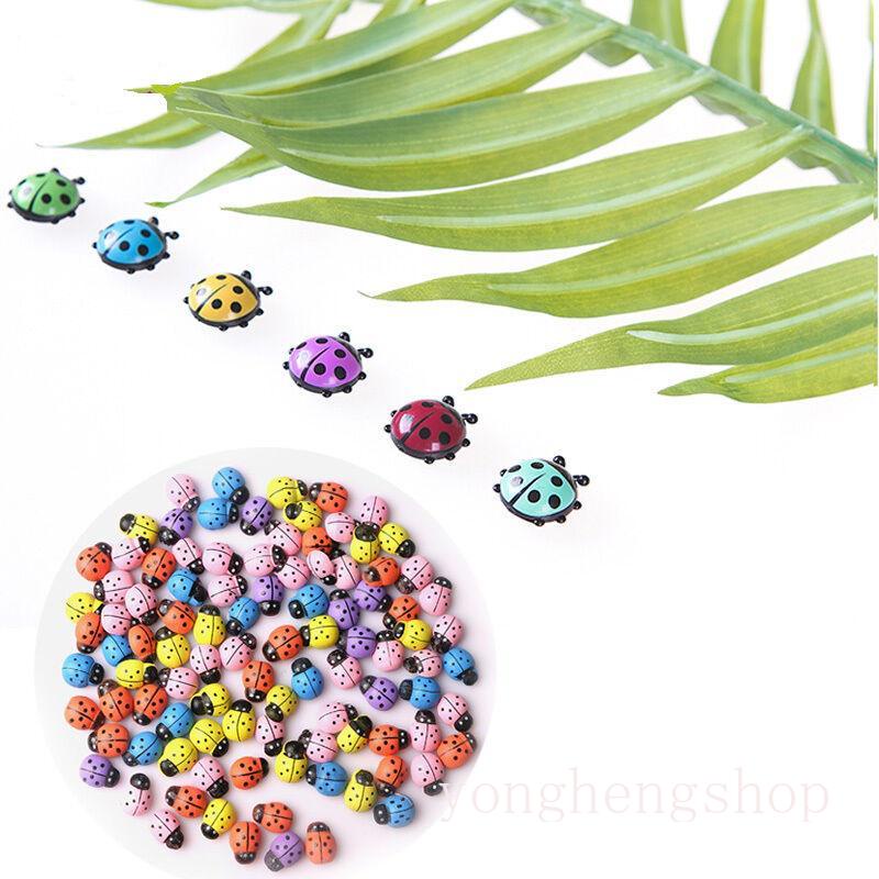 Set 100 Sticker dán tủ lạnh hình bọ rùa 3D dễ thương