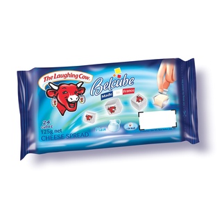 Phô mai cao cấp con bò cười hộp vuông 125g 24 viên