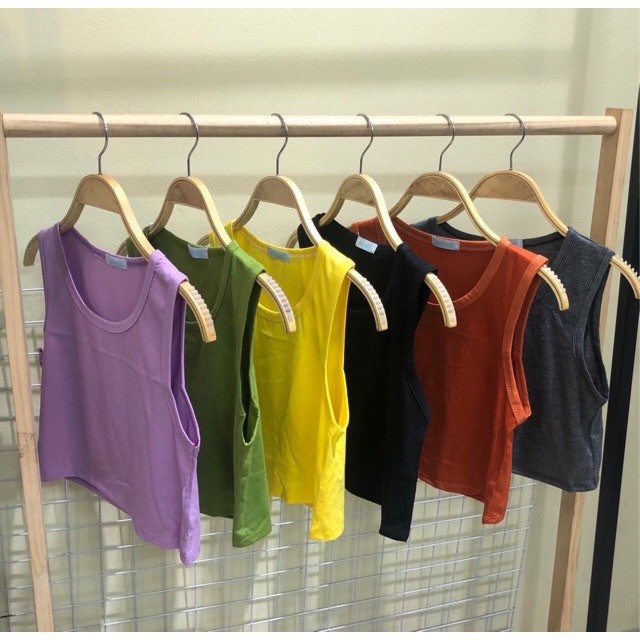 Áo croptop thun nữ / Áo thun croptop nữ 3 lỗ nhiều màu siêu hot AT18 | BigBuy360 - bigbuy360.vn