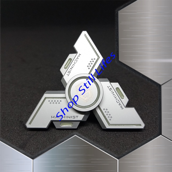 Con xoay spinner kim loại đẹp có dạ quang hấp thụ ánh sáng và phát sáng MS001