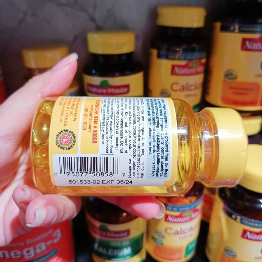 Viên uống bổ sung Vitamin E-400 IU Puritan's Pride lọ 50 viên