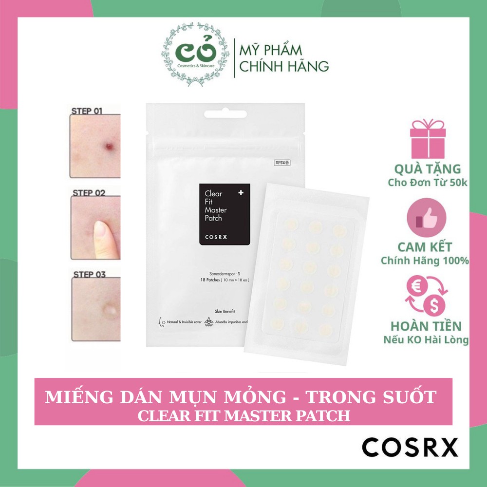 Miếng dán mụn Cosrx Clear Fit Master Patch | BigBuy360 - bigbuy360.vn