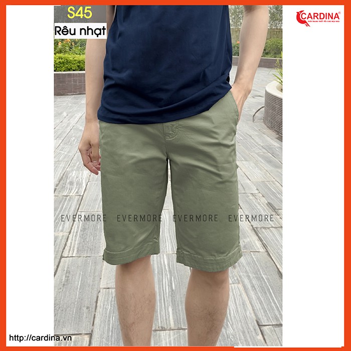 Quần Ngố Nam - Quần Sooc Kaki Nam Evermore Hàng Xuất Khẩu Xịn Cao Cấp Size 50 - 95kg S4