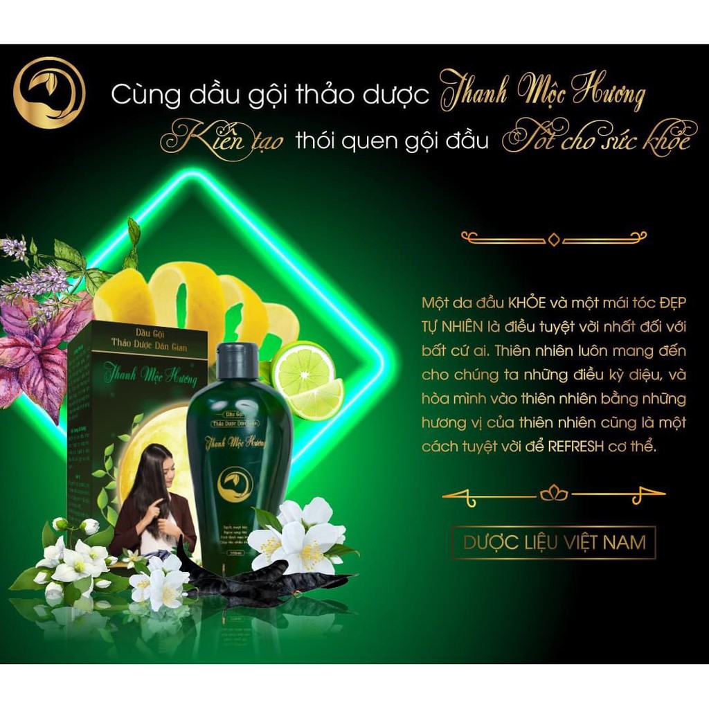  [ Hàng Chính Hãng] Dầu gội thảo dược dân gian Thanh Mộc Hương(Mẫu Mới Nhất) | BigBuy360 - bigbuy360.vn