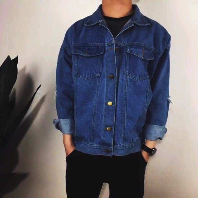 Áo khoác jean nam