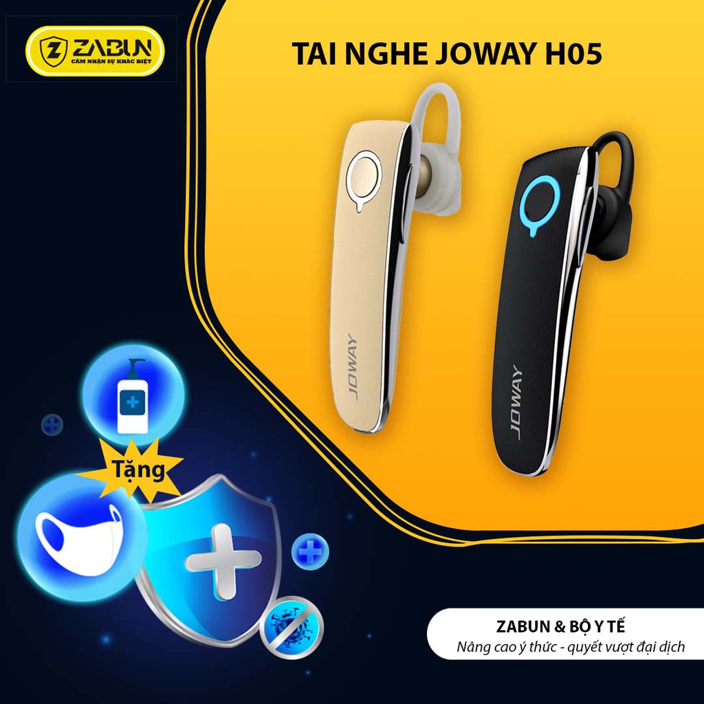 Tai Nghe Joway Bluetooth H05, [FREESHIP] Tai Nghe Chống Ồn Thông Minh, Thiết Kế Bám Tai Chắc Chắn Khi Vận Động