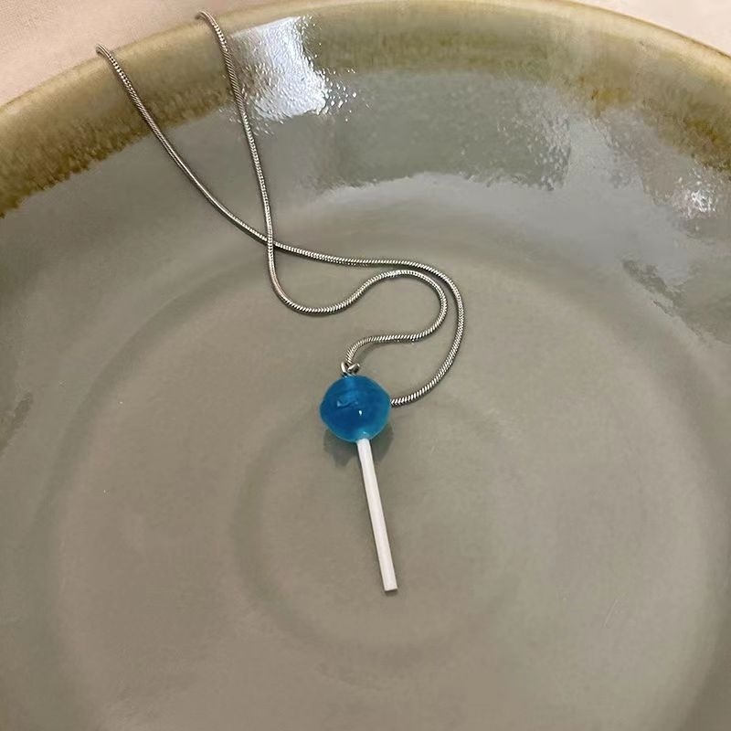 Vòng cổ Mặt Hình Kẹo Mút Dễ Thương Dành Cho Cặp Đôi