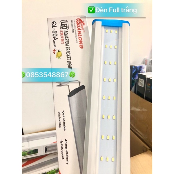 Đèn Led 3 Hàng Quanlong , ánh sáng màu Trắng 20-30-40-50-60-80cm