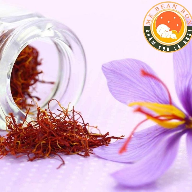 Nhuỵ hoa nghệ tây mr brown safran saffron 1g tốt cho tim mạch, hệ tiêu hóa, thị lực, cải thiện làn da - mẹ bean bon