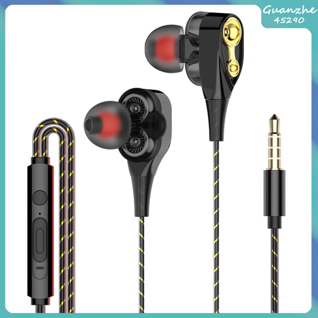 Tai Nghe Nhét Tai Jack 3.5mm Bass Trầm Có Micro Tiện Dụng