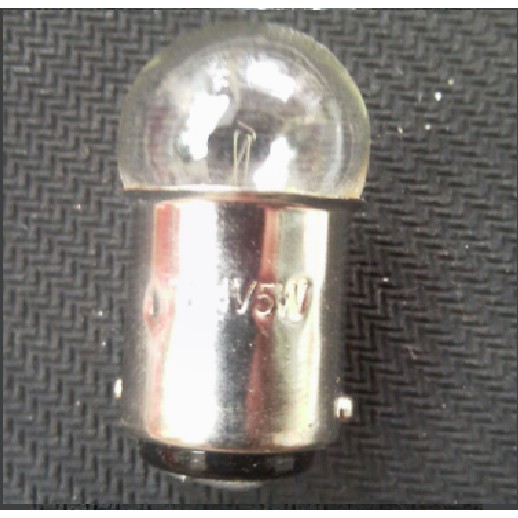 Bóng đèn sợi đốt đuôi gài 15mm 24V đầu tròn
