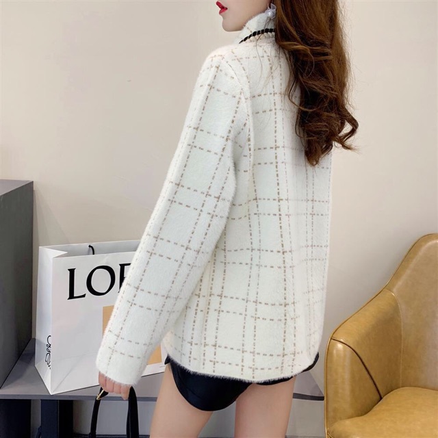 Áo Khoác Dạ Tweet Phong Cách Hàn Quốc Thời Trang Thu Đông Quảng Châu