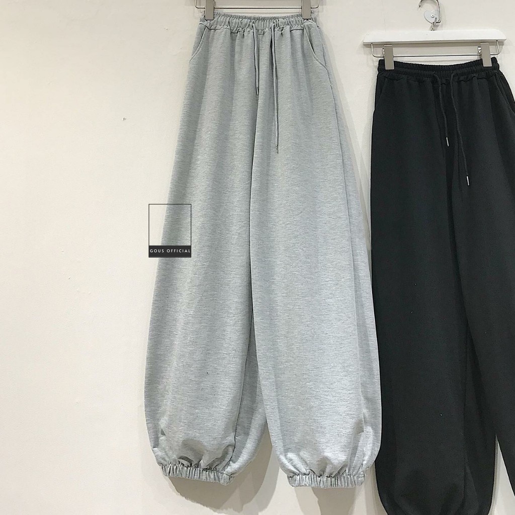 Quần Vải Jogger Form Rộng Có Cạp Chun Dây Rút Jogger Thun Bo Gấu Năng Động Trẻ Trung Chất Vải Dày Dặn Cực Đẹp Doxy 2498