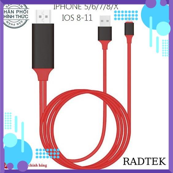 Cáp HDMI cho iphone và Ipad dây kết nối điện thoại với tivi
