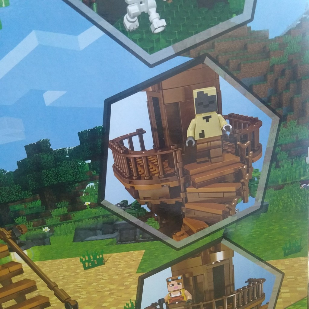Lego Minecraft 63038 Ngôi Nhà Tháp Canh Trên Cây  [ Cực đẹp cực chất ]