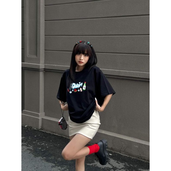 Áo Tee Dirty coins Soju - Đen - Local brand