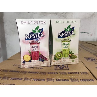 Trà Hòa Tan Nestea Glow Rạng Rỡ/ Tanlight thanh nhẹ - Hộp 10 gói x 10g