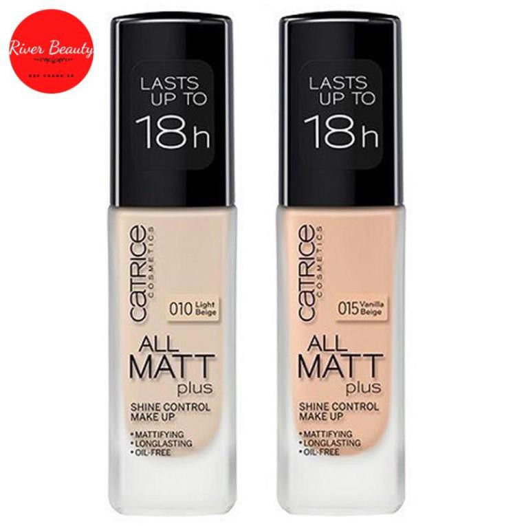 (Nền 18h) Kem Nền Catrice All Matt Plus Shine Control Make Up 18h