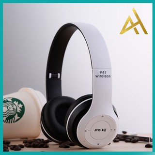 Tai nghe nhạc headphone bluetooth chụp tai không dây p47 wireless - tai nghe điện thoại blutooth mini