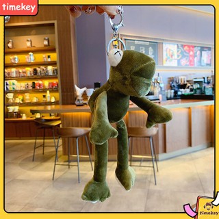 Móc khóa hình chú ếch chân dài nhồi bông ngộ nghĩnh