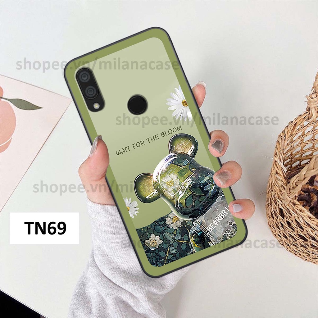 Ốp Xiaomi Redmi 7 gấu be@rBrick gấu Teddy Kaws siêu đẹp, phong cách, cá tính