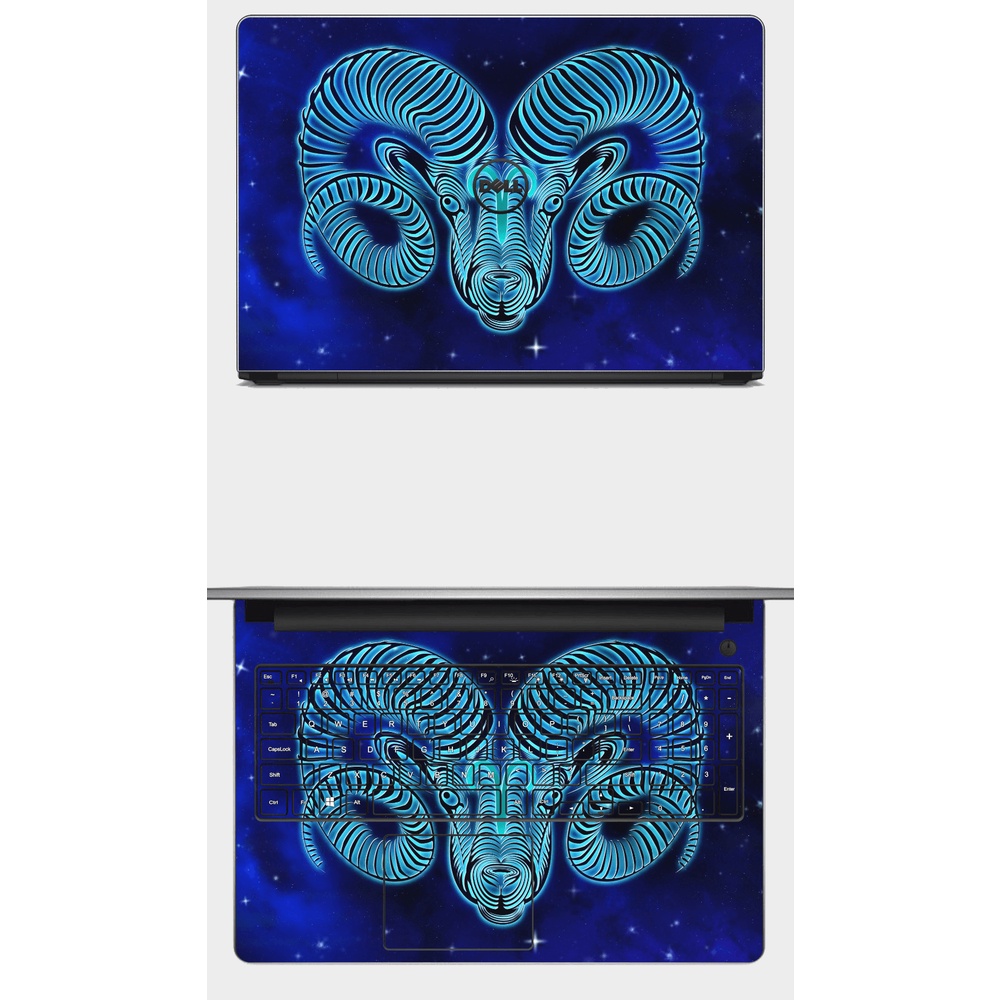 SKIN dán Laptop in hình cung hoàng đạo BẠCH DƯƠNG- Aries. Full các máy: Asus, Dell, Acer, Hp,... In hình theo yêu cầu