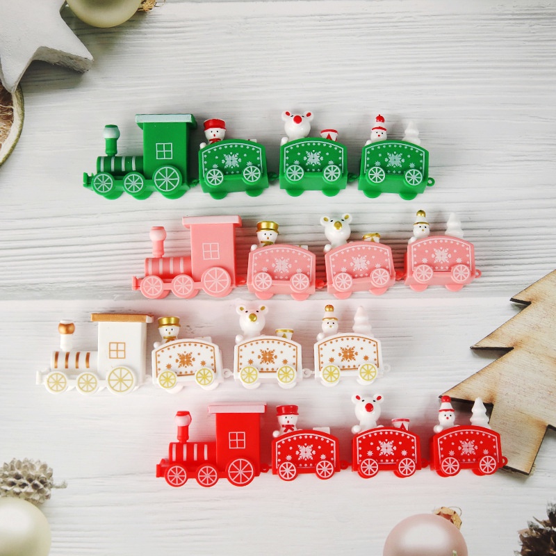 Đoàn tàu trang trí Noel trang trí bánh, tiệc giáng sinh