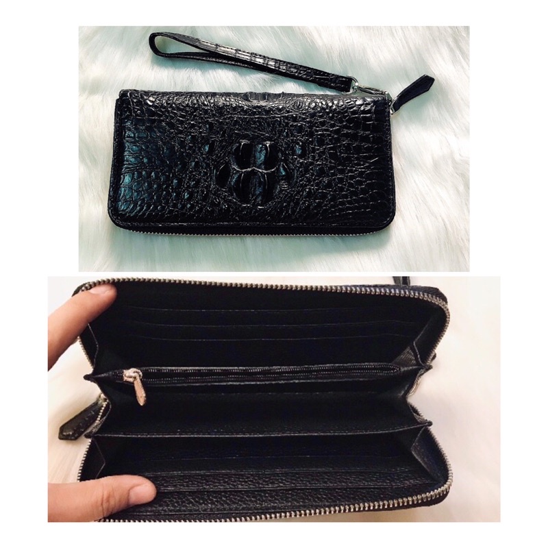 Ví da cá sấu thật 1 khuôn nhỏ