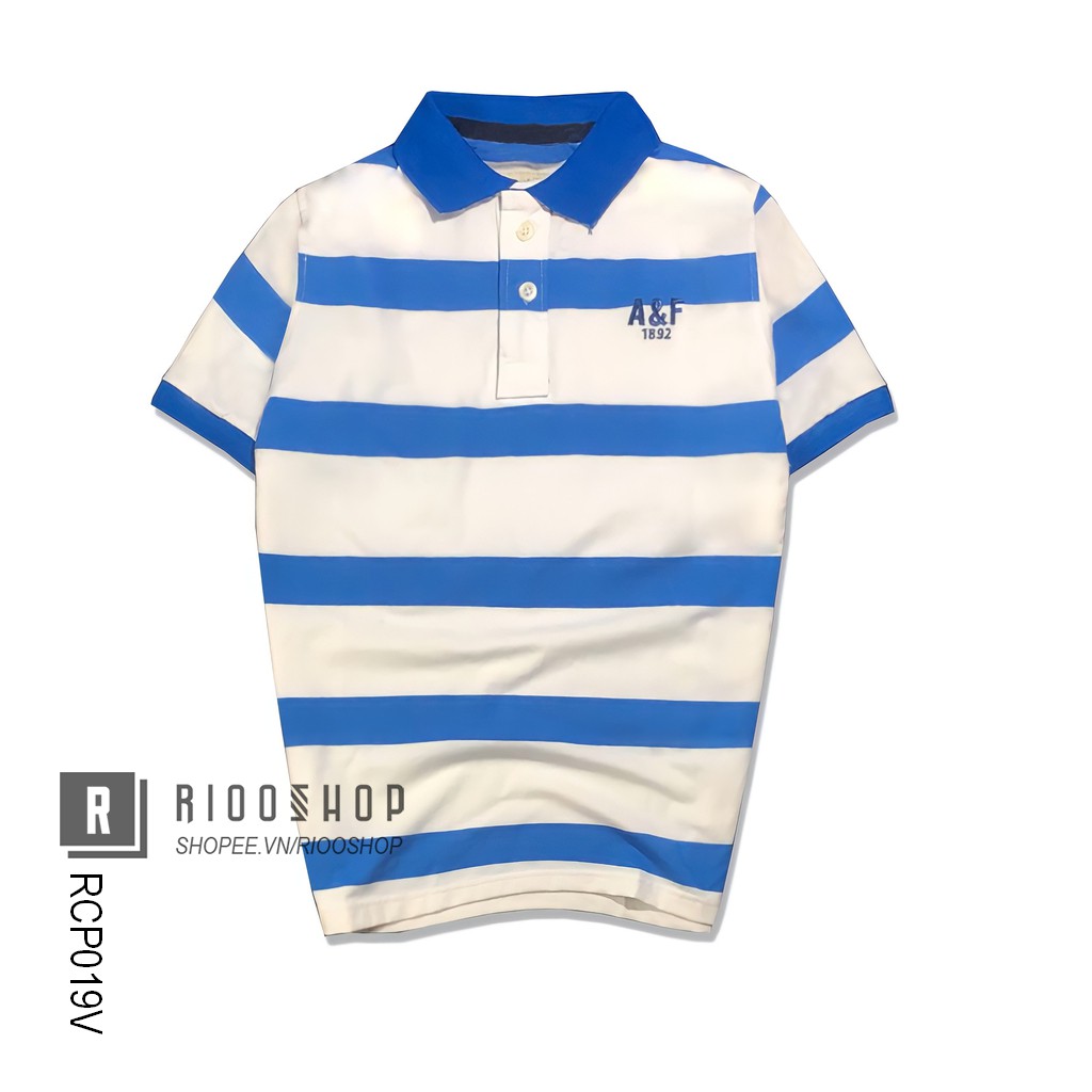 Áo phông nam ngắn tay có cổ sọc ngang AF cực đẹp RCP019V - áo polo nam cotton Riooshop | BigBuy360 - bigbuy360.vn