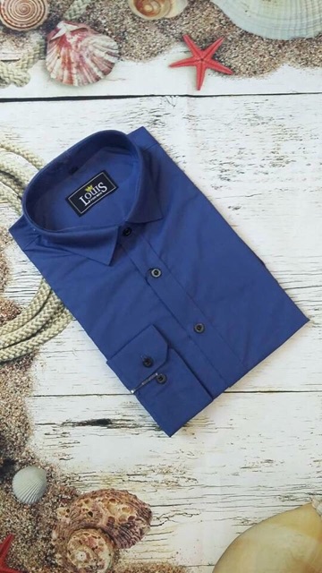 Áo sơ mi nam Cộc Tay Tím Than dáng body Hàn Quốc không nhăn, Áo sơ mi nam Ngắn Tay Tím Than | BigBuy360 - bigbuy360.vn