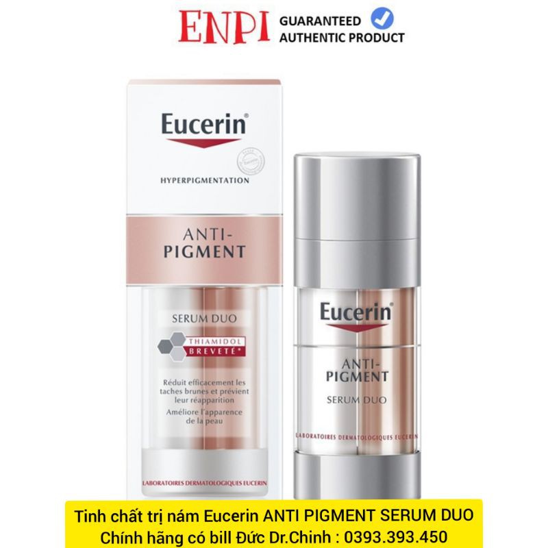 [ HÀNG CÓ BIIL ĐỨC Dr.Chinh] Tinh chất trắng da , trị nám EUCERIN ANTI PIGMENT SERUM DUO