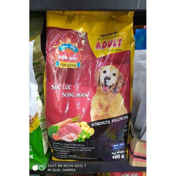 PRO DOG ADULT (400g) - Thức ăn khô cho chó trưởng thành