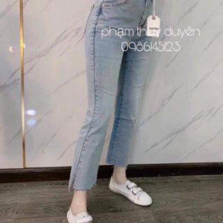 Quần loe trơn HTSHOP