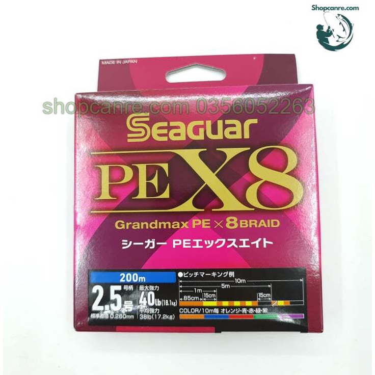 Dây dù câu cá SeaGuar PE X8